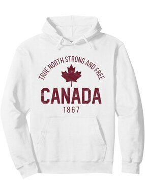 Cozy Canadian Maple Leaf Pullover Hoodie | Perfect for Fall & Winter Wear